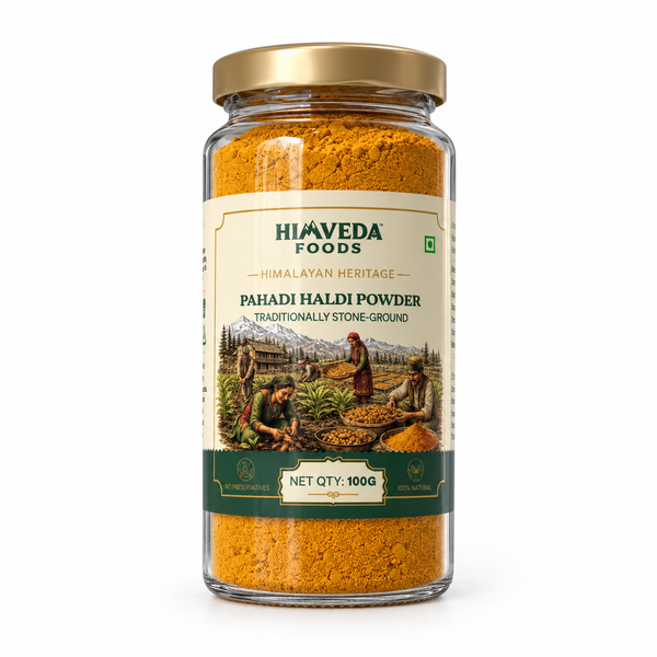 Pahadi Haldi Powder — Stone Ground, 100g