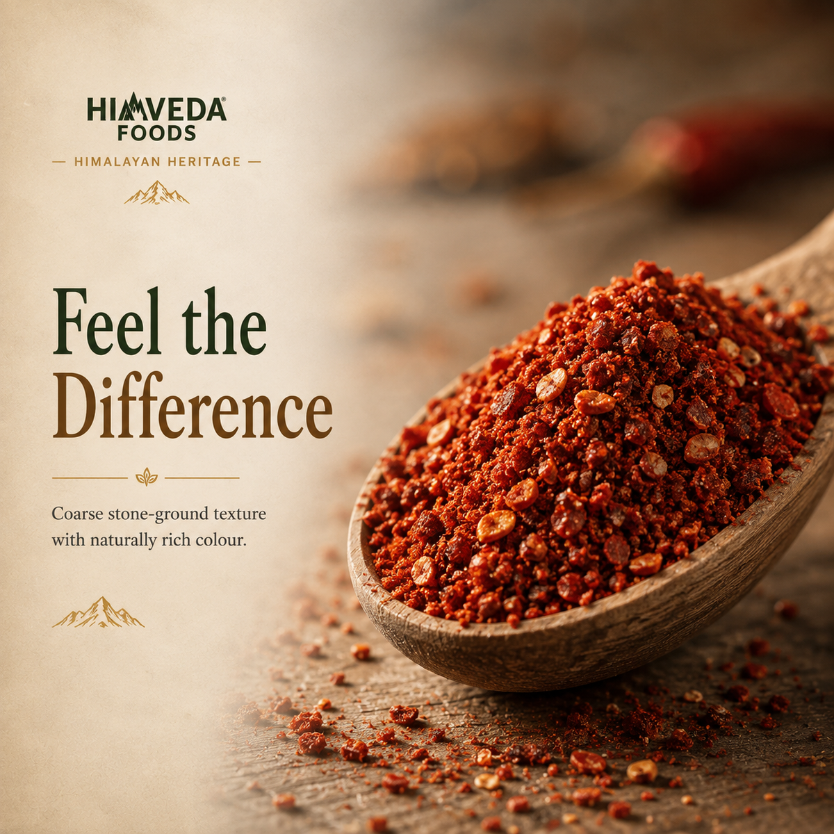 Pahadi Red Chilli Powder — Stone Ground, 100g