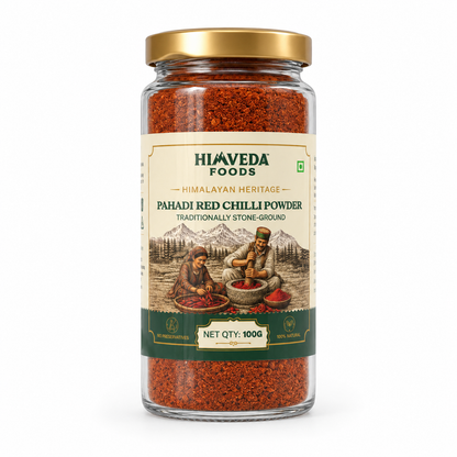 Pahadi Red Chilli Powder — Stone Ground, 100g