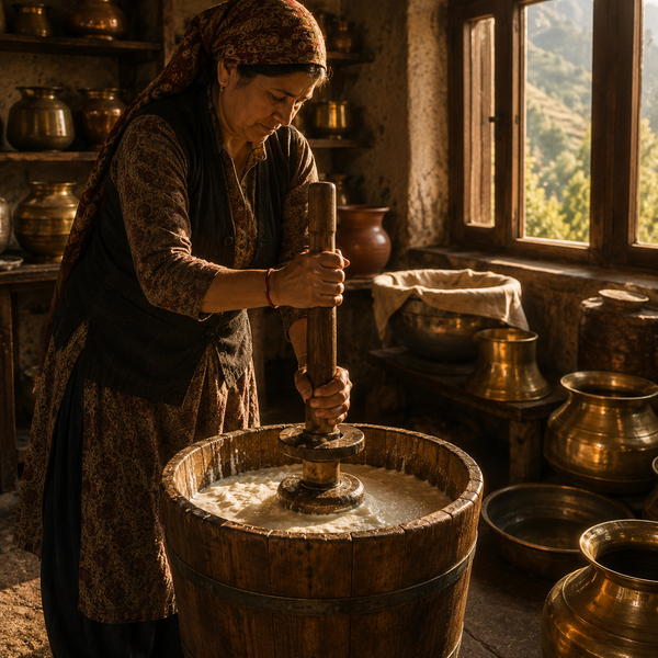 Traditional
Bilona Churning